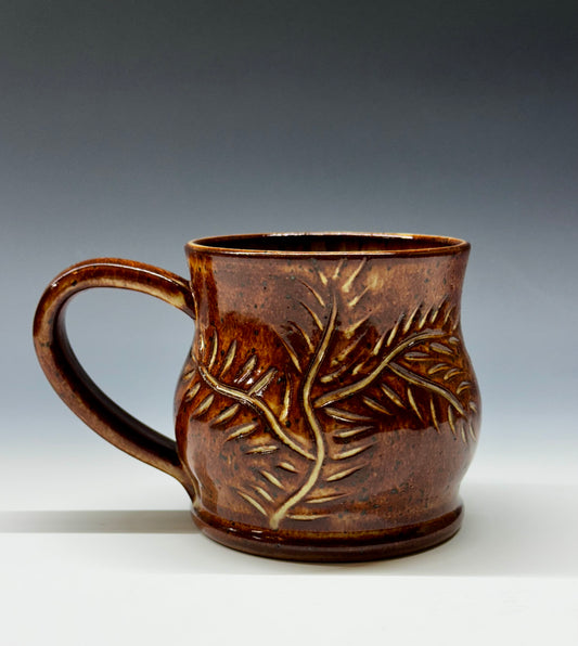 carved mug